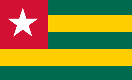 Drapeau Togo